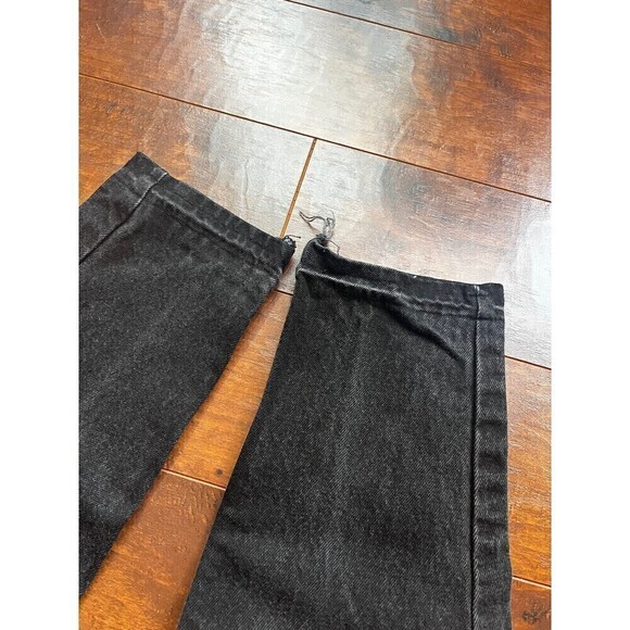 Vintage Levis Jeans Womens 9 Black High Waist Relaxed Tapered Leg 550 USA Made - Picture 7 of 8